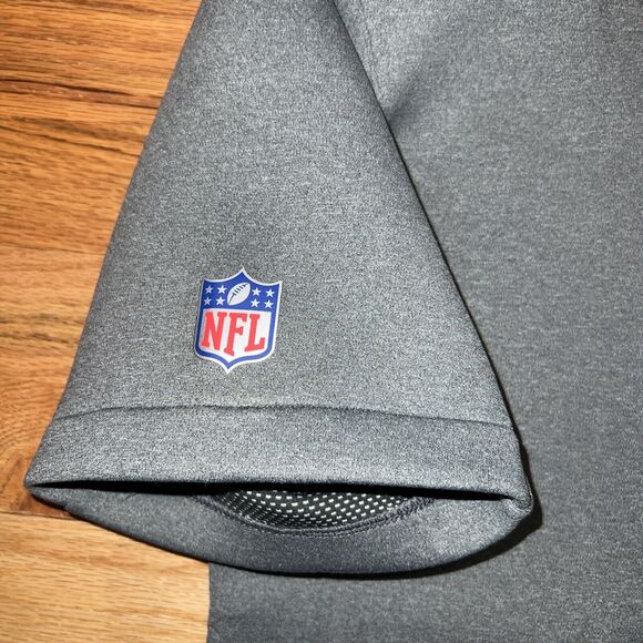 Chicago Bears Nike Sideline Showout S/S Gray Full Zip Hoodie Jacket Men's Med - Picture 5 of 12
